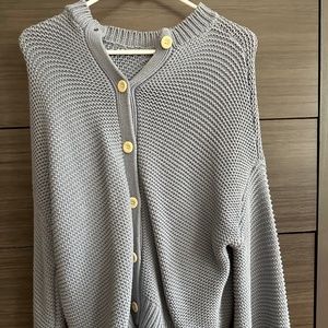 Alex Mill button back cardigan M